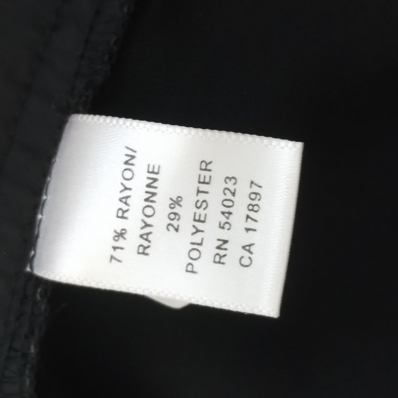 Size 4 banana Republic new with tags stove pipe black dress pants - Picture 6 of 8